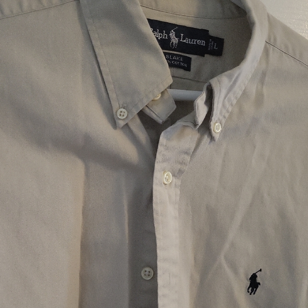 Ralph Lauren Men's Light Gray Casual Shirt